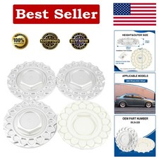 6.61in Wheel Center Caps For Bbs Rs Racing Str 606 Bbs Style 5 4pcs 168mm Hu...