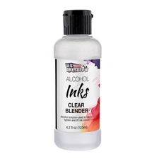 U.S. Art Supply Alcohol Ink Color Blender Solution, Large 4.2 Ounce Bottle, Dye