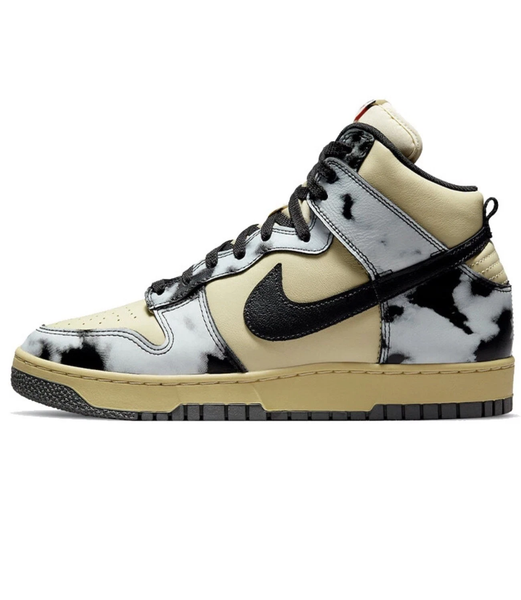 Nike DD9404‑700 High‑Top Beige Negro Tie‑Dye Vintage Lavado Retro Skate Sneaker 2