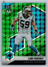 2021 Panini Mosaic - Luke Kuechly #35 Green Mosaic Prizm
