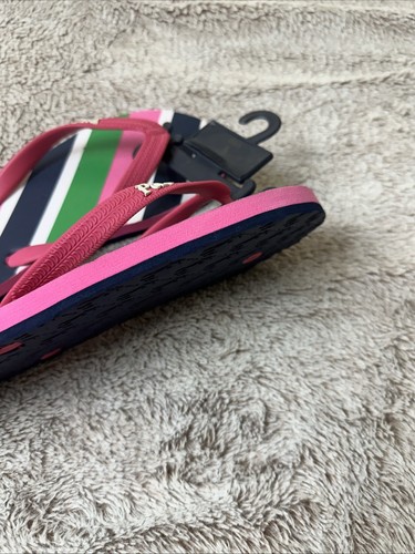 Polo Ralph Lauren Junior Flip Flops Pink Size 7 Sandal. - Picture 12 of 16