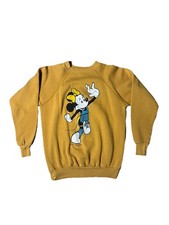 Vintage 1980s Minnie Mouse Sweatshirt Disney Mickey Cartoon Original