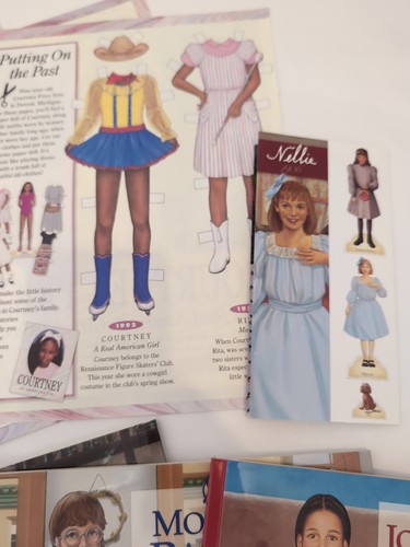 New Unused American Girls Paper Doll Kits Molly Felicity X2 Josephina & Courtney - Picture 7 of 11