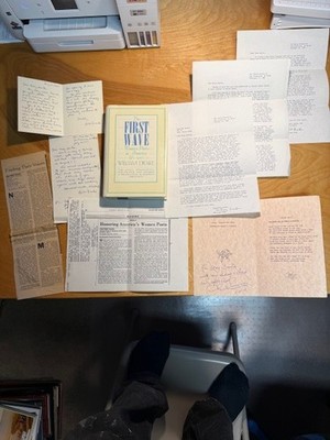 William Drake First Wave Signed Letters May Sarton Association Copy (ALS/TLS)