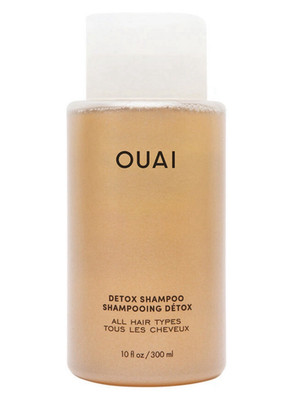OUAI Detox Shampoo Hair Cleanser for All Hair Types, 10 fl oz / 300 ml