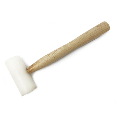 Jewellers Nylon Mallet Plastic Hammer Flat Round Heads 6oz 9oz 11oz Shaping Tool - Picture 3 of 10