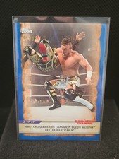 2020 Topps WWE Road To Wrestlemania Buddy Murphy Def Akira Tozawa BLUE #'D 68/99