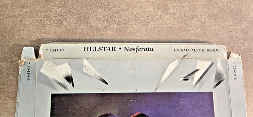 HELSTAR - Nosferatu (Rare cd BOX ONLY, Metal Blade Records) Prog 1989 Texas - Picture 4 of 8