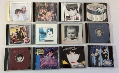 CD lot of twelve LINDA RONSTADT discs~Greatest Hits 1+2,Simple Dreams, more
