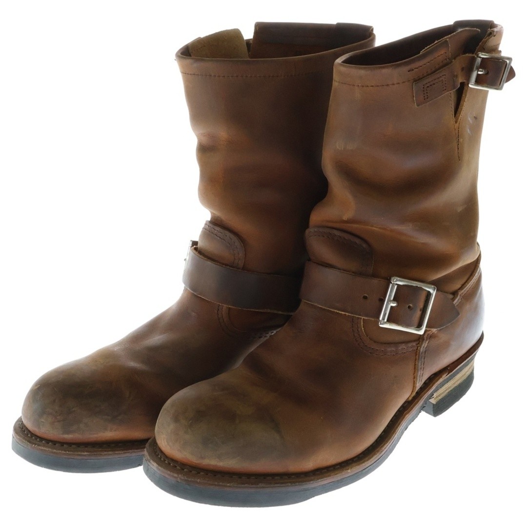 RED WING 2972 Engineer BOOTS Leather Work Brown Used