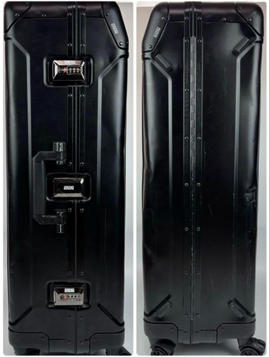 Zero Halliburton Geo Aluminum 95L Black 4-wheels Carry Case Suitcase - Picture 3 of 10