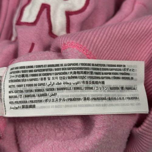 Hollister XXS Womens Pink Zip Jacket Hoodie Sweatshirt California - Picture 6 of 8