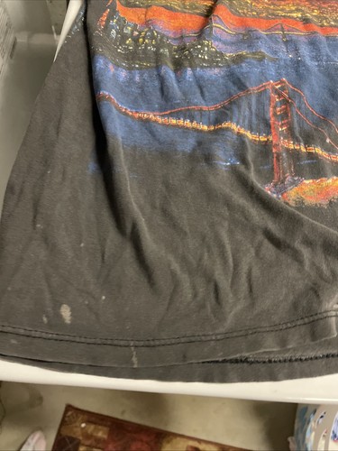 Vintage 1990 Grateful Dead San Francisco Bridge All Over Print Original Shirt Xl - Picture 13 of 13