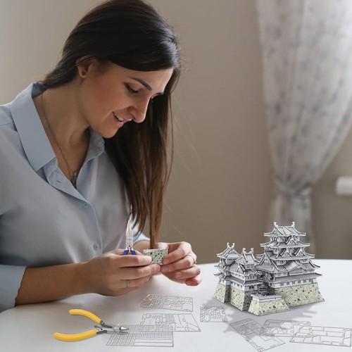 Piececool 3D Metallpuzzle für Erwachsene, Burg Himeji - Japanische Architektur...  - Bild 3 von 7