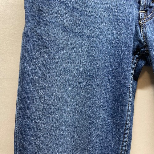 Pantalones de mezclilla ajustados LEVI'S 524 Too Superlow para mujer talla 5 lavado oscuro elásticos usados en excelente estado - Imagen 8 de 11