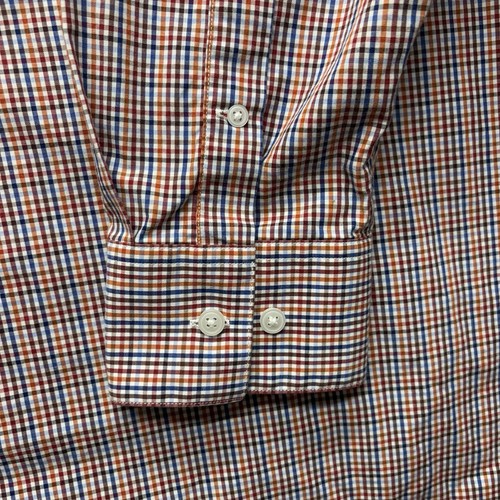 Fairlane & Sons Wrinkle Free XXXL Regular Fit Multicolor Plaid 100% Cotton Shirt - Picture 3 of 12