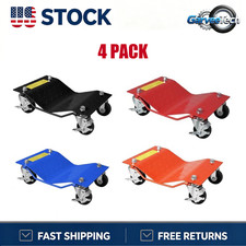 4 Pack Auto Wheel Dolly Car Tire Stake Moving Dolly 6000lbs Heavy-duty Cart 4 Pack Auto Wheel Dolly Car Tire Stake Moving Dolly 6000lbs Heavy-duty Cart