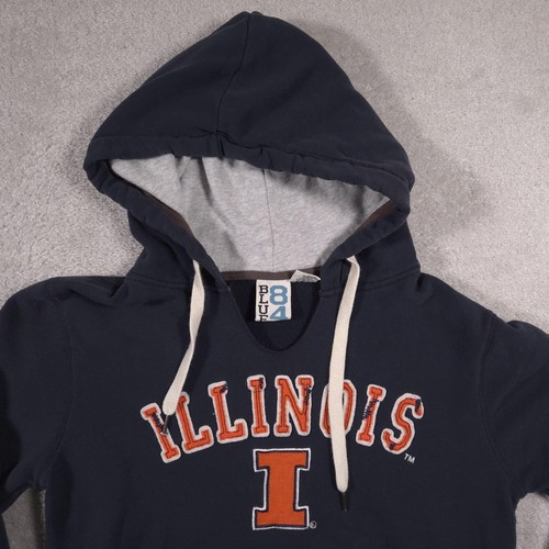 Illinois Hoodie Womens Large Pullover Sweatshirt 84 College NCAA - Picture 3 of 13