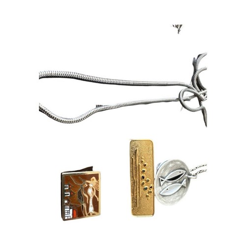 Vtg De Passille Sylvestre Bundle Brooches Necklaces Pendants Belt  14 pieces - Bild 4 von 9