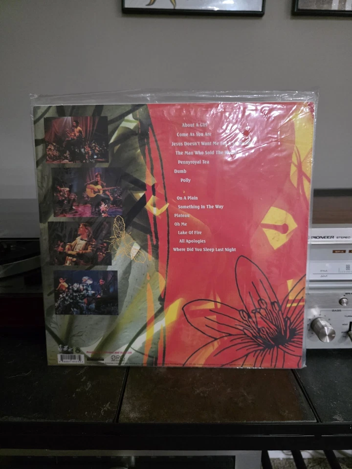 RARE Sealed Nirvana Unplugged In New York Album LP ORG 034 Limited Edition Vinyl - Image 2 of 4