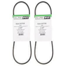 SureFit Deck Drive Belt for Toro 37-9080 421 521 Power Throw SnowThrower 2 Pack