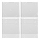 6pcs Clear CD -Aufbewahrungskoffer - Harte Plastik -Juwelen -Boxen Eins CD