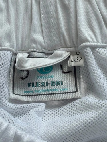 Taylor Damen-Trainingshose weiß weites Bein – Reißverschluss Knöchel – Versand am selben Tag - Bild 5 von 6