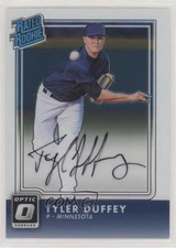 2016 Panini Donruss Optic Rated Rookies Signatures Tyler Duffey #RR-TD Auto RC
