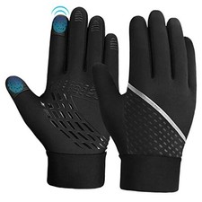 Winter Warm Running Kids Gloves - Cold Weather Thermal L 10-12 years Style-1