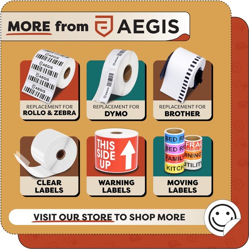 Aegis Adhesives - 2" X Square Direct Thermal Labels (12 X 2", White  - Picture 9 of 9