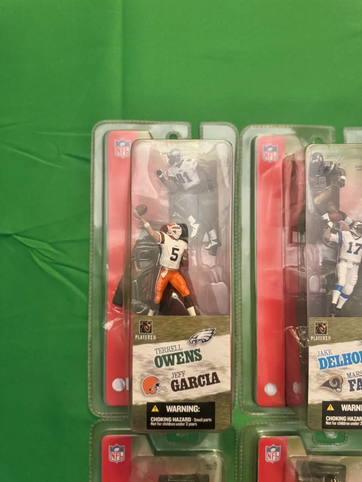 Lote de 6 figuras Mcfarlane NFL Randy Moss Ray Lewis Mike Vick Foto 2 de 4
