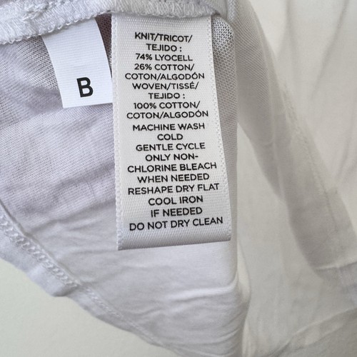 Ann Taylor LOFT Smocked Sleeve Top Size Small White Color NWT Short Sleeve - Picture 7 of 8