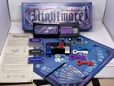 Nightmare The Video Board Game 100% Complete w VHS, 1991 One Broken Player Piece