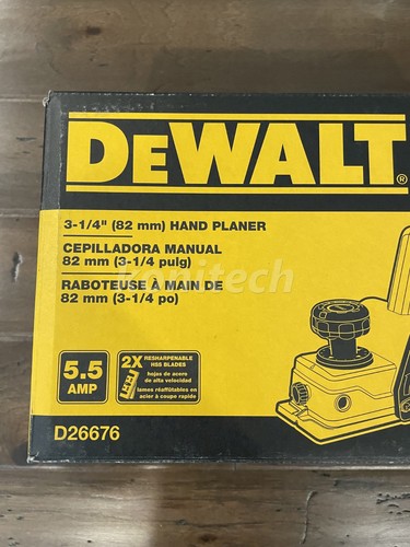 Cepilladora de mano con cable Dewalt D26676 3-1/4 pulgadas 5,5 amperios - Imagen 2 de 4