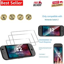 Enhanced Touch Sensitivity - 3-Pack Tempered Glass for Nintendo Switch 2