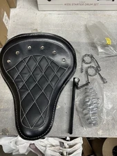 DREAMIZER Motorcycle Solo Seat Driver Springer Cushion Universal