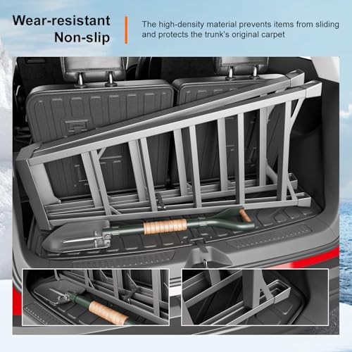 6&7 Seats Cargo Mat Compatible with 2017-2023 GMC Cargo Mat with Backrest Mat - Picture 5 of 7