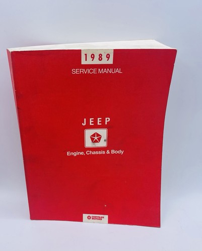 1989 JEEP CHEROKEE WRANGLER COMANCHE GRAND WAGONEER Service Shop Manual Set (4) - Picture 5 of 6