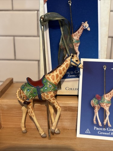 HALLMARK KEEPSAKE 2005 PROUD GIRAFFE 2nd in Series CAROUSEL RIDE With Card - Picture 5 of 7