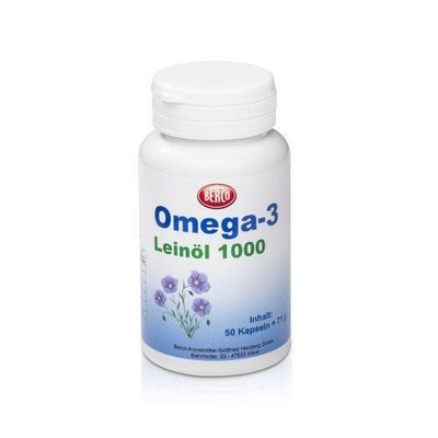 2x OMEGA-3 LEINÖL 1000 Berco Kapseln 50 ST