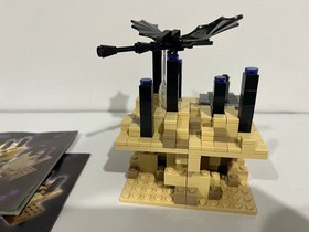 Lego Minecraft 21107 The End Micro World 2014 100% Complete w/ Instructions