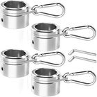 HOOPLE Flag Pole Rings, Anti Wrap Spinning 1.25 Inch-Pack of 4 