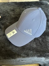 Adidas Men s Fitted Release Stretch Fit Hat Size L/XL Navy/Grey Logo
