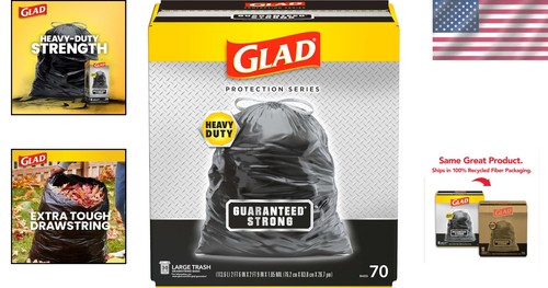 Protection Series 30-Gallon Heavy Duty Drawstring Trash Bags (70-Count) - Bild 2 von 11