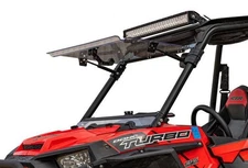 SuperATV Scratch Resistant Flip Windshield For Polaris RZR / XP 1000 / XP Turbo