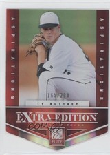 2012 Elite Extra Edition Aspirations Die-Cut 165/200 Ty Buttrey #49 3z8