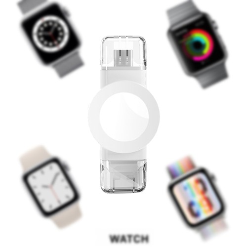 For Watch Charger Wireless Magnetic Fast Charging 2 Hours 5W QFIL - Photo 2 sur 8