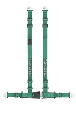 Takata Racing Drift Ii Seat Belt Harness 4-pt 2 Shoulder 2 Lap Snap-on Green