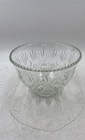 Crystal Clear Brilliant Cut Glass Round Shape Serving Small Punch Bowl