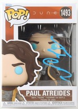 Timothee Chalamet Signed Dune #1493 Paul Atreides Funko Pop Beckett Authentic 
